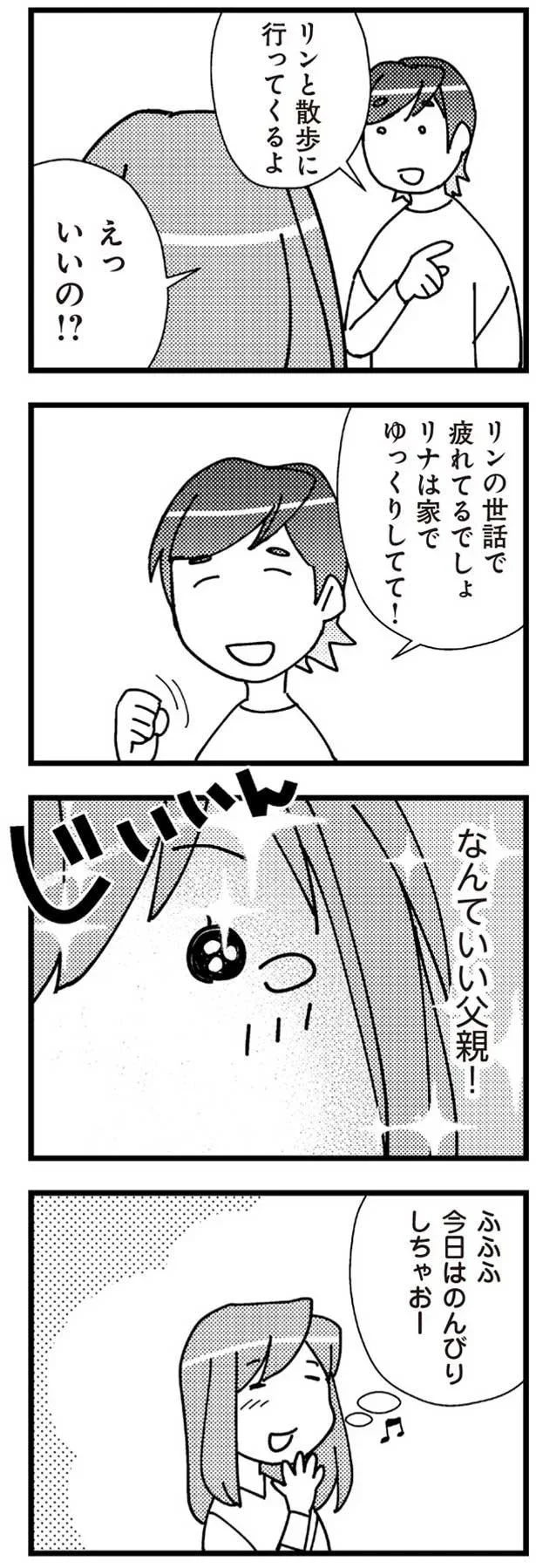 リンと散歩に行ってくるよ