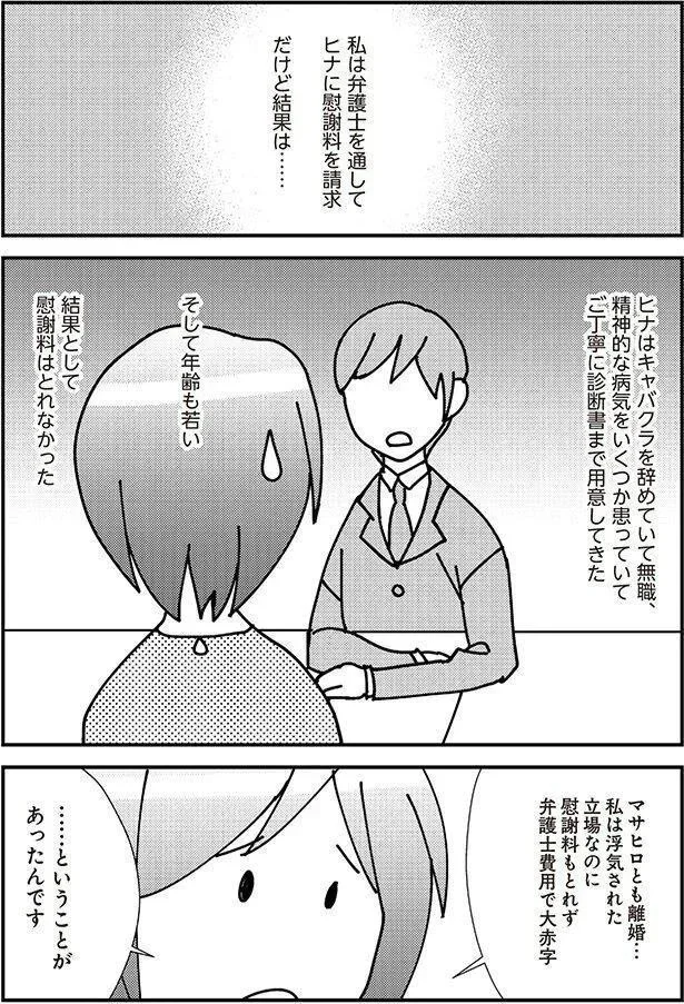 結果として慰謝料はとれなかった