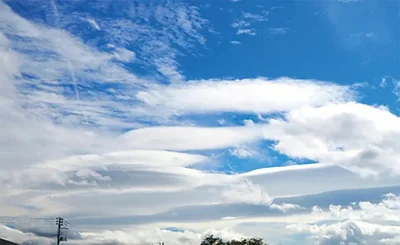 レンズ状高積雲