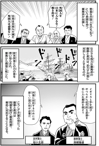 攘夷派が台頭