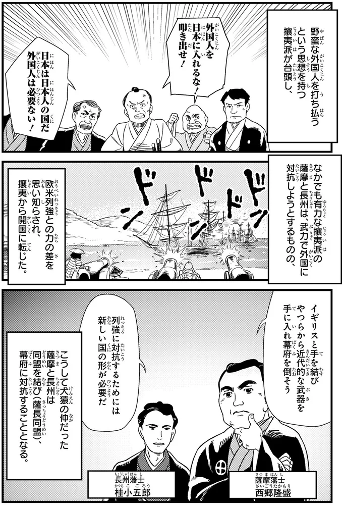 攘夷派が台頭