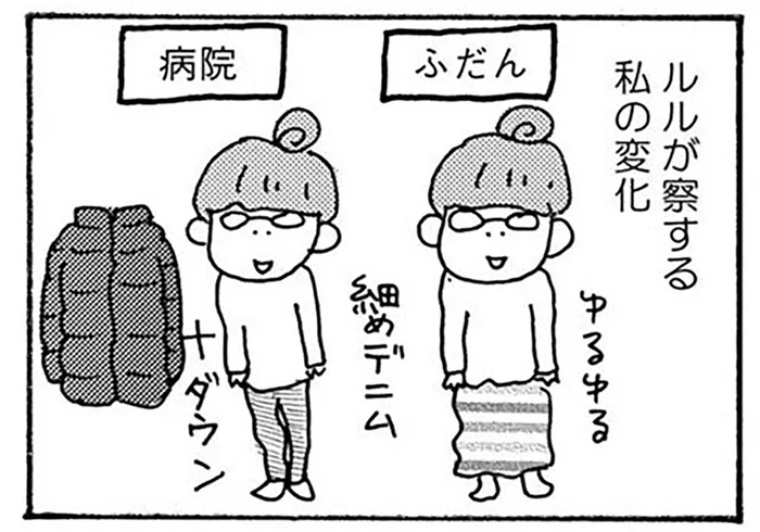 飼い主の服装で察知!? 病院嫌いな猫の前で着替えを始めたら／そろえてちょうだい？（4）