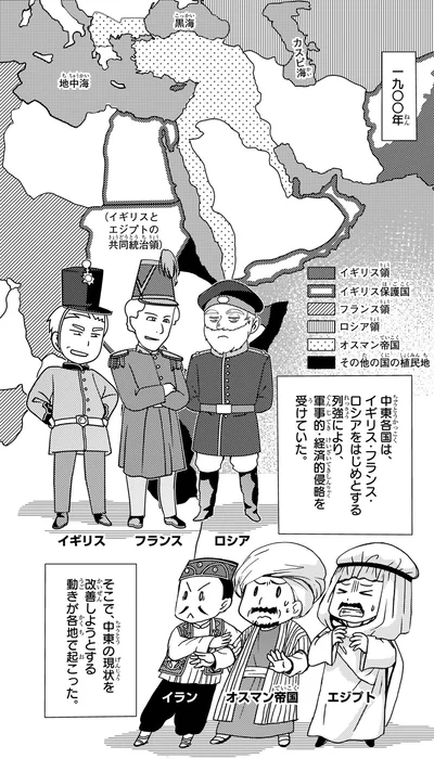 軍事的経済的侵略を受けていた
