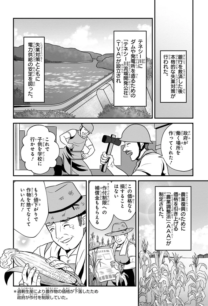 『角川まんが学習シリーズ 世界の歴史 15 世界恐慌と民族運動 一九一九～一九三九年』より