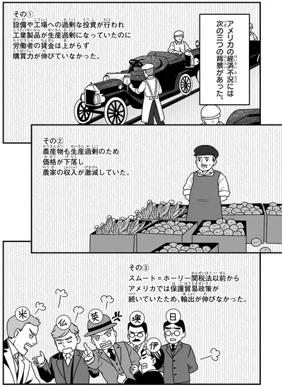 アメリカの経済不況の背景