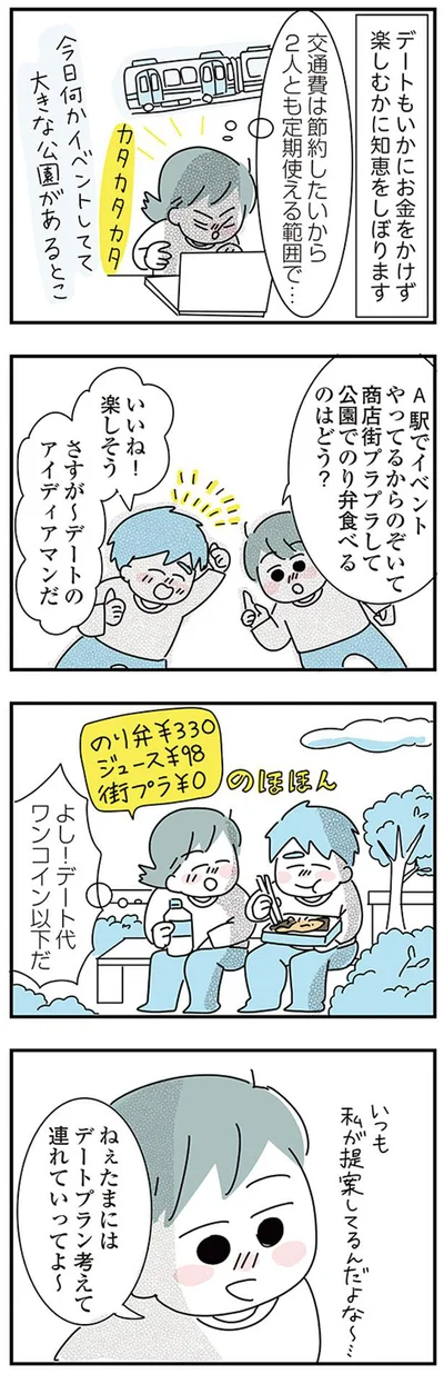 デート代ワンコイン以下だ