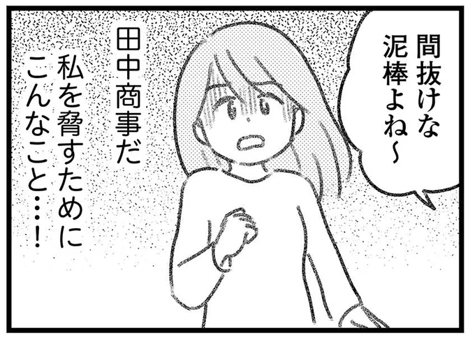 間抜けな泥棒よね～