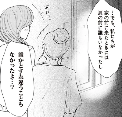 「扉の向こうに誰かいる。 男たちがずっと私を監視しています」より