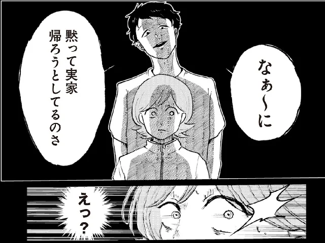 「扉の向こうに誰かいる。 男たちがずっと私を監視しています」より