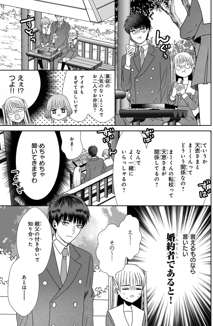 言えるものなら言いたい　婚約者であると！
