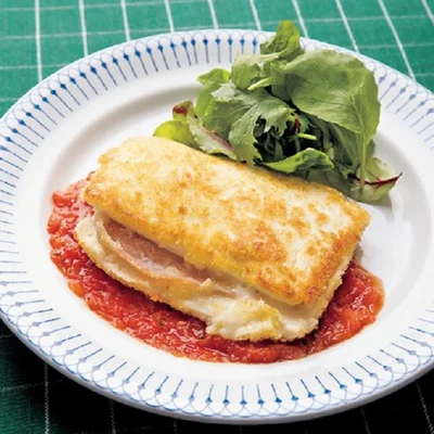 【簡単レシピ】豪華で簡単、食べ応えもアリ。揚げない「豆腐ハムチーズカツ」が超スゴイ件