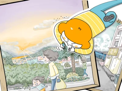  とげとげ。さんの風景画展が開催されます