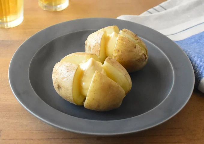 レンジでかんたん!じゃがいもの燻製マヨがけ