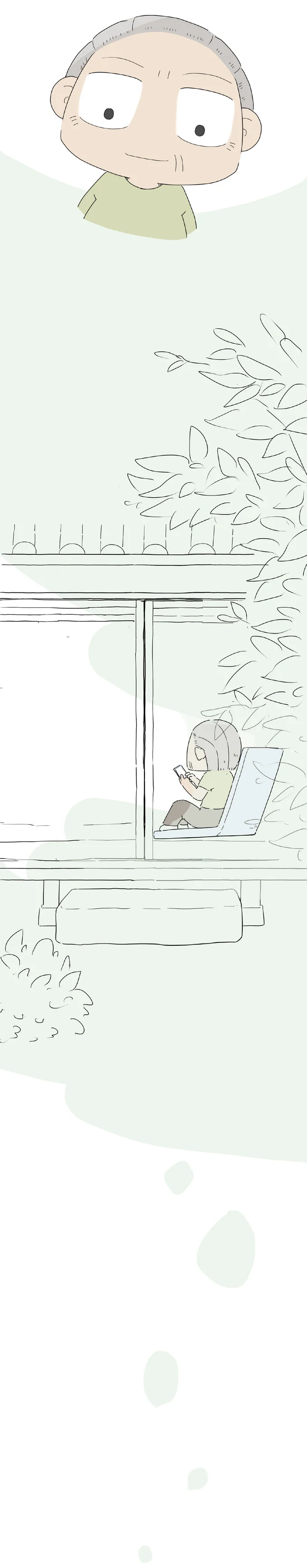 『ハルとゲン 70歳、はじめての子育て』より