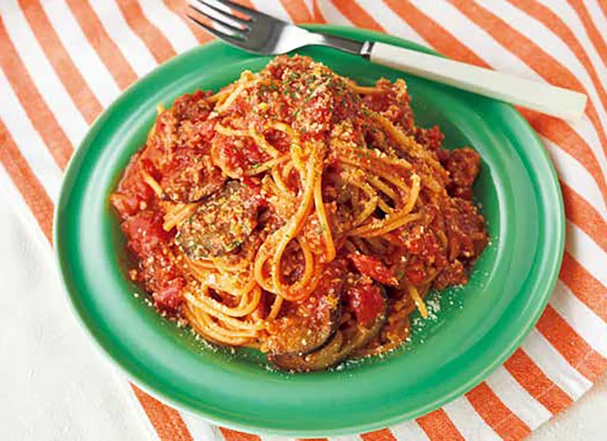 ミートソースパスタ