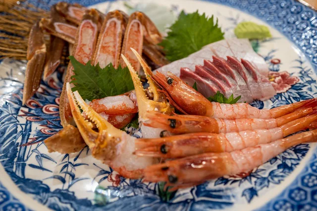 福井県には越前がにやふくい甘えびを始めとするおいしい海産物がたくさん！