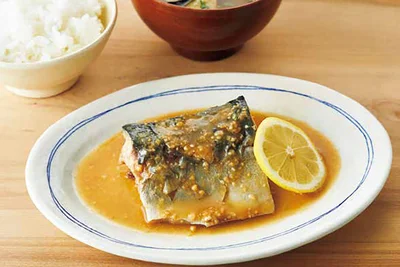 レモン風味のさば味噌