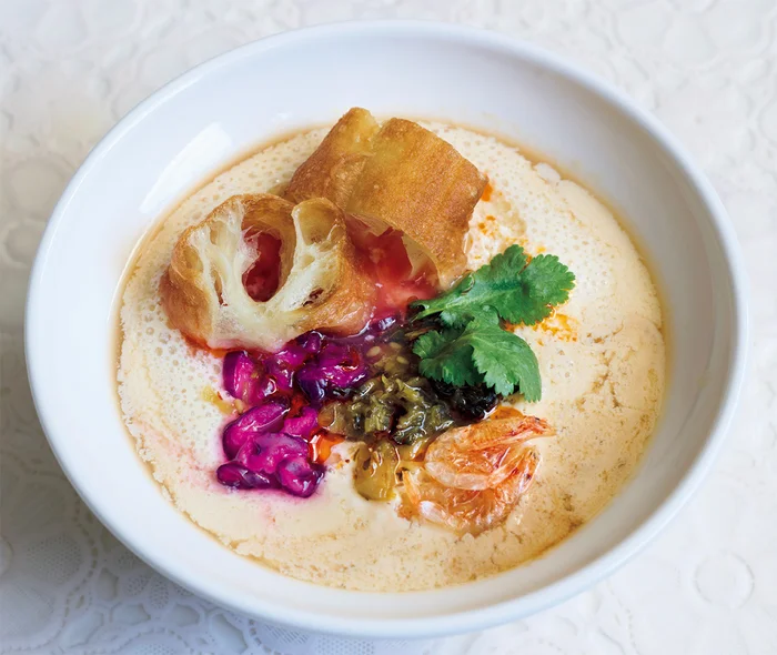 台湾の定番朝ごはんを日本の家庭料理にアレンジ！ ペギーさんの「豆乳スープ」