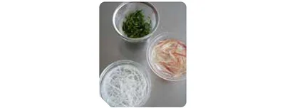 「生ハムの薬味巻き」の作り方