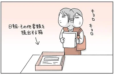 キョロキョロ
