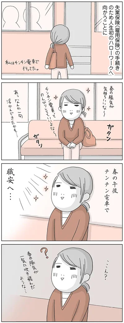 職安へ…