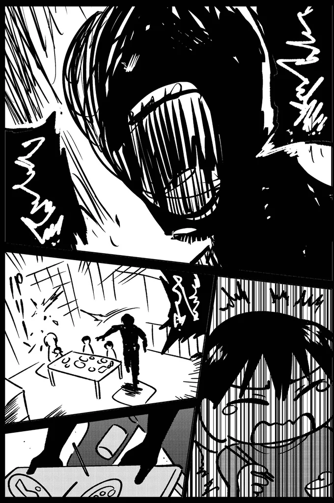 暴れ出す父