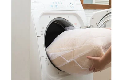 洗濯機（ネット使用）で洗えます。