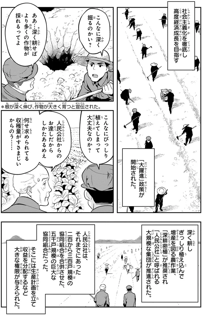 「大躍進」政策が開始された