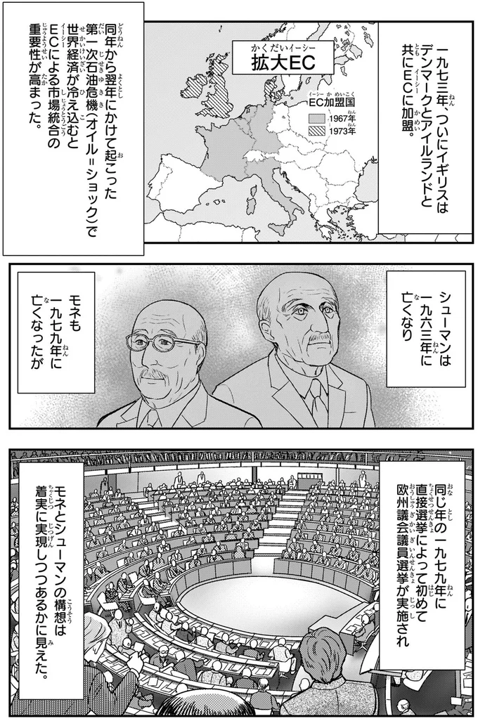 イギリスはデンマークとアイルランドと共にECに加盟