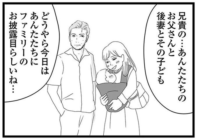 お父さんと後妻とその子ども