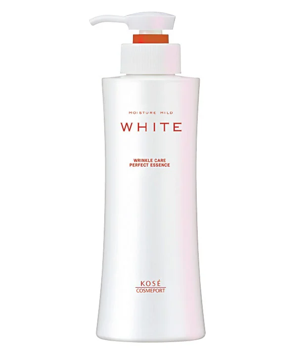 オールインワン。モイスチュアマイルド ホワイト リンクルケア パーフェクトエッセンス［医薬部外品］230ml ￥1,400（編集部調べ）／コーセーコスメポート