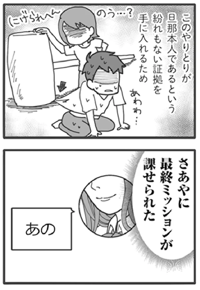 『旦那がマッチングアプリでやりとりしてる相手は嫁です』より