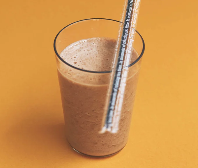 キリッとした苦みをきかせて「コーヒーバナナジュース」