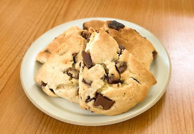 ホットケーキミックスとアイスで作る簡単スコーン