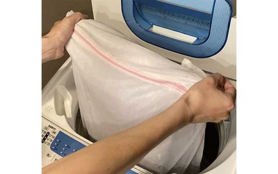 洗濯機＊で丸洗いOK（ネットを使用してください）。