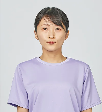 首を左右に倒す