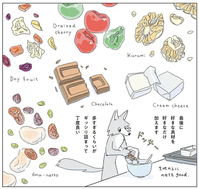 自分の不甲斐なさを打ち消す達成感。好きなものをたっぷり詰め込んだ『パウンドケーキ』