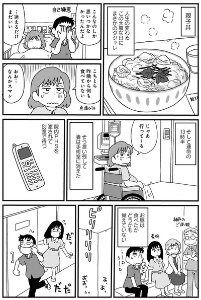 お昼は食べたかどうかも覚えていない