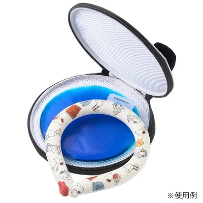 付属の丸い保冷材で、溶けたネックリングの冷たさが復活！