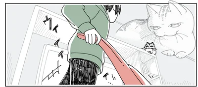 絶妙な距離から