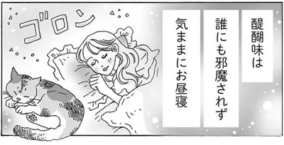 醍醐味は　誰にも邪魔されず気ままにお昼寝