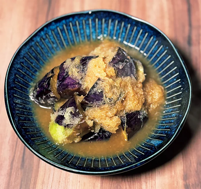 しょうがをきかせたさっぱり和風味「なすのめんつゆ煮」
