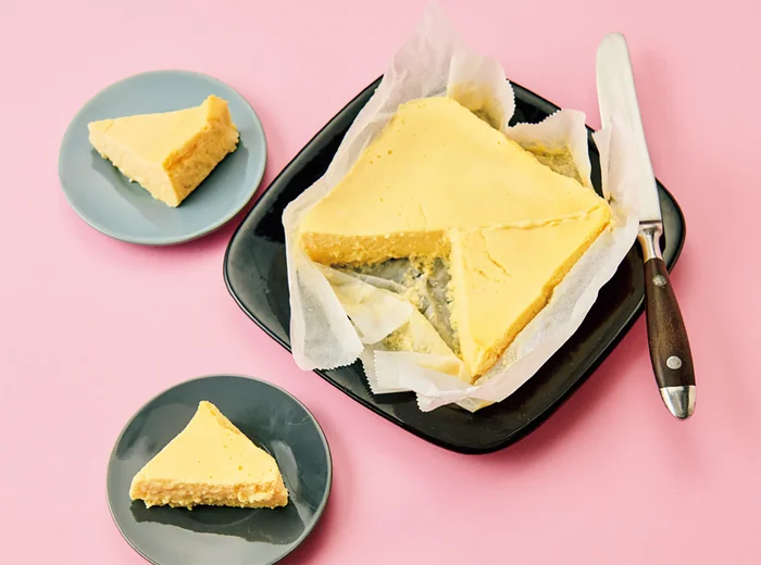 豆腐を使うから罪悪感も少なめ？ やわらか食感の「豆腐チーズケーキ」