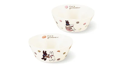 13cmボウル　（パン）　同柄2ピースセット