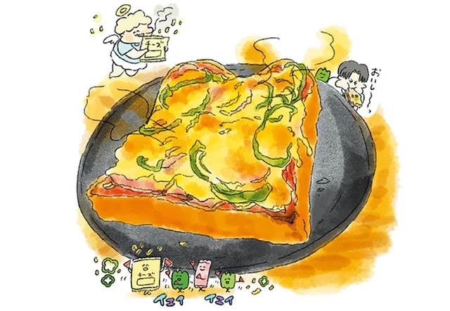食べたい欲が限界突破！悪魔な天使が深夜におくる「木曜日のやりすぎピザトースト」／疲れた人に夜食を届ける出前店（4）