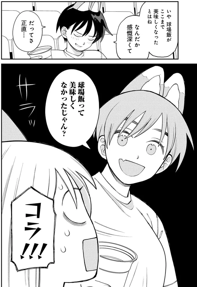 『野球場でいただきます』より