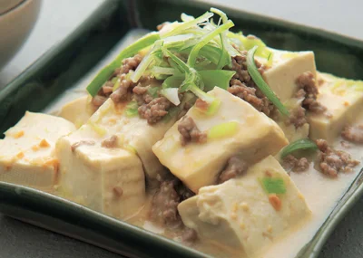 豆腐増量でカロリーカット！「豆腐とひき肉のみそヨーグルトうま煮」