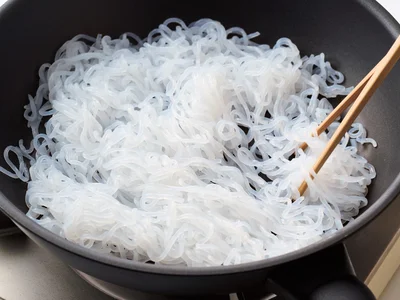 低カロリーで食物繊維もとれるしらたき。からいりすると、独特のにおいも気になりません。