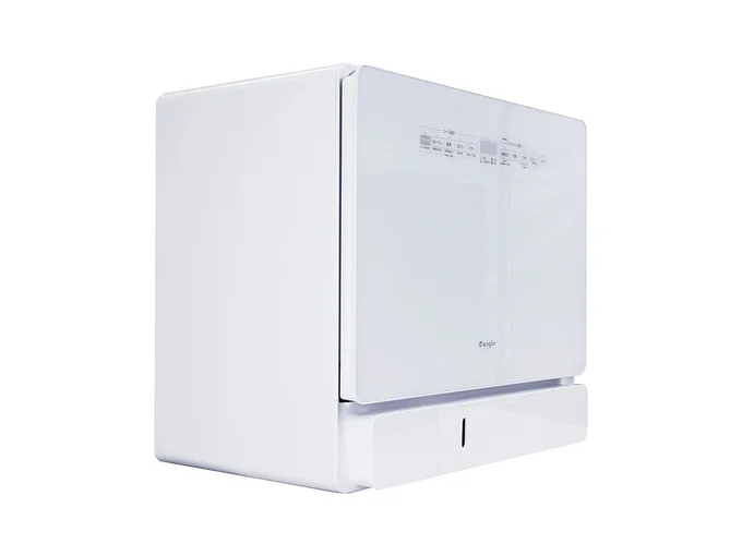 e angle 洗剤自動投入機能付き食器洗い乾燥機 ANG-DW-A13 約55×36(ドア開放時72)×51cm ¥79,800