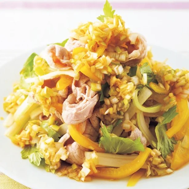 野菜も肉もおいしく食べられる！ 豚しゃぶサラダ5選